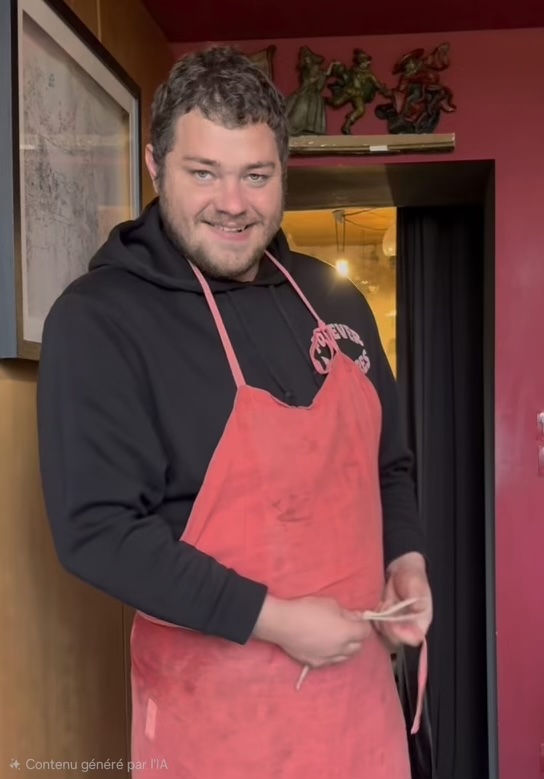 Portrait du chef en cuisine